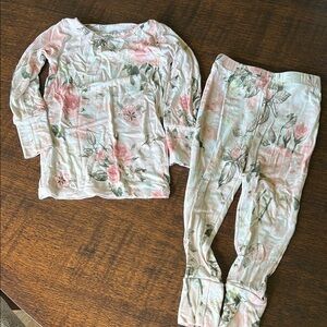 Floral Kids Pajamas Set